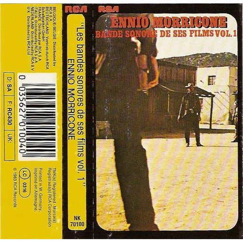 Cassette Ennio Morricone - Bande Sonore De Ses Films Vol.1