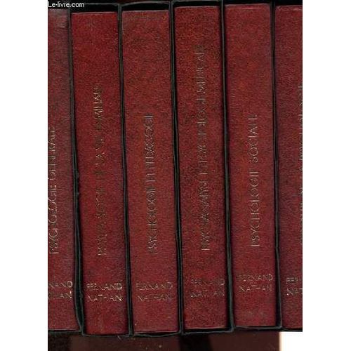 Encyclopédie De La Psychologie En 6 Tomes: Psychologie Générale - Psychologie De La Vie Familiale - Psychologie Et Pédagogie - Psychanalyse Et Psychologie Médicale - Psychologie Sociale- Autour De La(...)