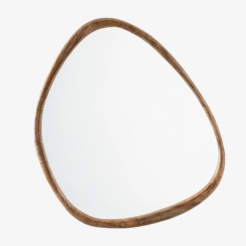 Miroir mural en bois de manguier (86x70 cm) Dilian Bois de mangue