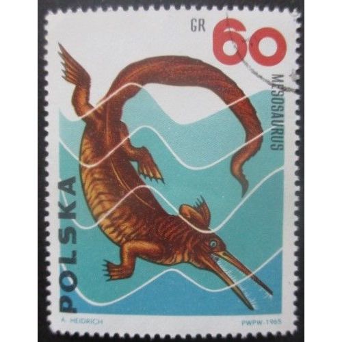 Pologne N°1426 Animal Préhistorique Oblitéré
