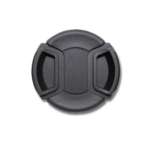 vhbw Bouchon d'objectif 77 mm compatible avec Nikon 24-70 mm 2.8 AF-S G IF ED, 24 mm 3.5D ED PC-E appareil photo - plastique noir, poignée interne