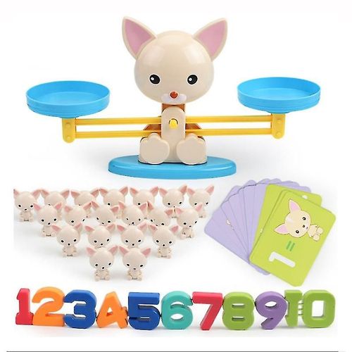 Jouets Éducatifs Pour Enfants, Jeux De Mathématiques D'apprentissage, Balances Électroniques, Cadeaux De Noël, Cadeaux D'anniversaire-(Chat)