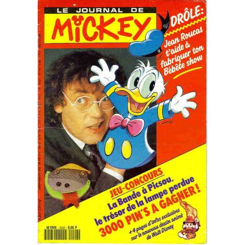 Le Journal De Mickey N° 2042 : Jean Roucas T'aide À Fabriquer Ton Bêbête Show
