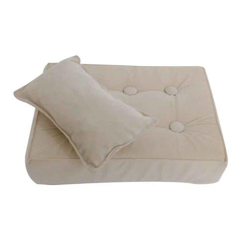 Oreiller de bébé nouveau-né,accessoires de photographie,Mini matelas de literie,accessoires de Studio,pour séance Photo,tapis de coussin - Type creamy white-L40 X W30 X H8CM