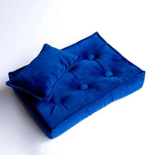 Oreiller de bébé nouveau-né,accessoires de photographie,Mini matelas de literie,accessoires de Studio,pour séance Photo,tapis de coussin - Type navy blue-L35 X W25.5 X H8CM