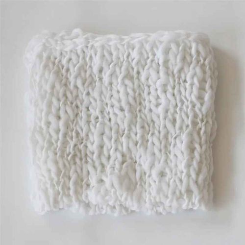 Accessoires de photographie pour nouveau-né,couverture de fond,crochet bébé,panier de séance photo,studio photo - Type white