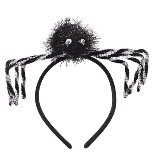 Bandeau D'araignée Pour Déguisement D'halloween Accessoire De Déguisement Pour Araignée Effrayante Casquette D'halloween