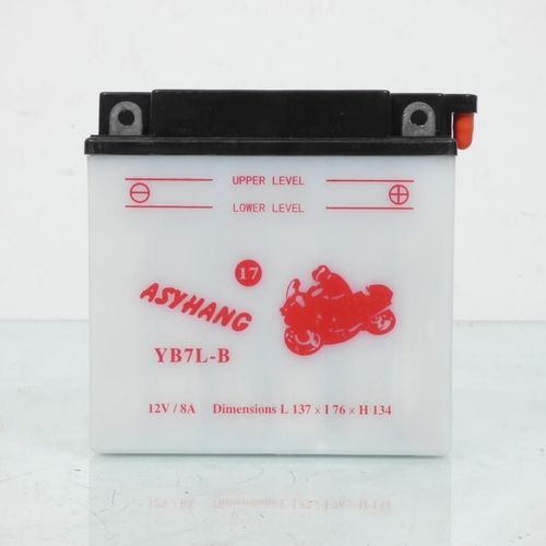 Batterie Asyhang Pour Auto Yamaha 125 Après 2001 Yb7l-B / 12v 8ah Neuf