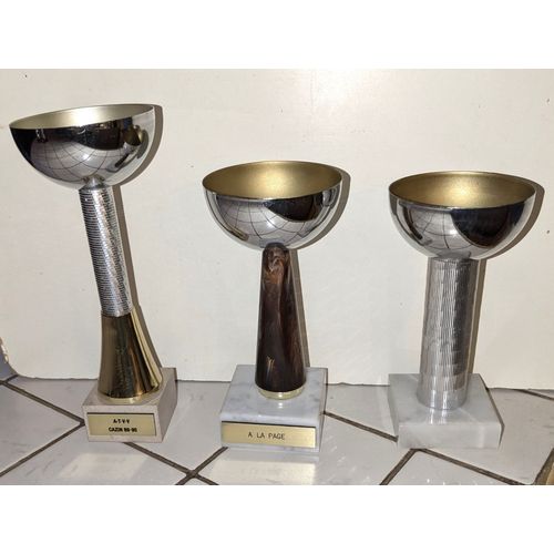 Lot De 3 Coupes / Trophées