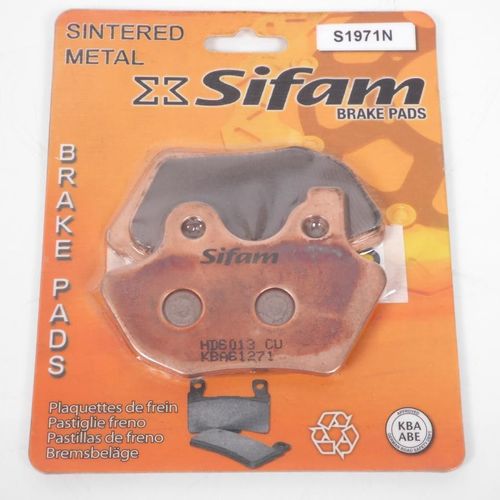 Plaquette De Frein Sifam Pour Moto Harley Davidson 1690 Flstf Fat Boy 2006 Av / Ar Neuf