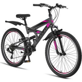 Licorne Bike Vttt 26 Pouces - - 21 Vitesses - Suspension Complète . Grâce Au Dérailleur Shimano De Qualité Supérieure ,Acheté 264,99€ Servie Que 2 Fois Avec Casque Assorti  Vend 230eu