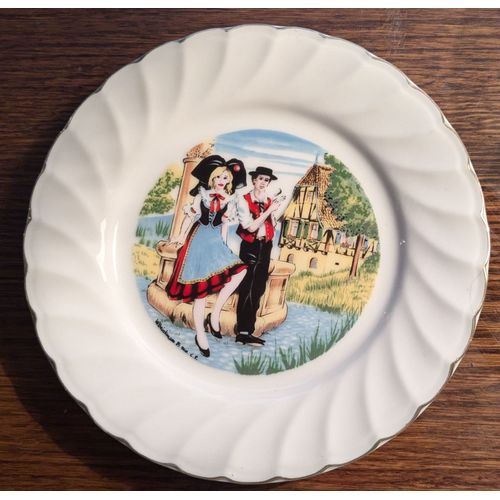 Assiette Décorative Costumes Alsacien - Brinkman
