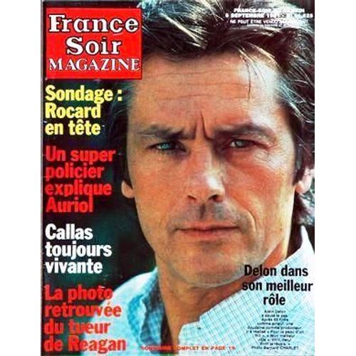 France Soir Magazine N° 11525 1981 Alain Delon/Callas/Regine/Belmondo/Madame Soleil/Jane Fonda/Brooke Shields