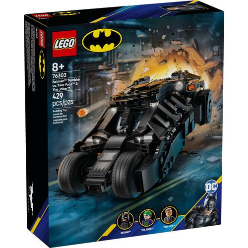 Lego Dc Comics - La Batmobile Tumbler De Batman Contre Double-Face Et Le Joker - 76303