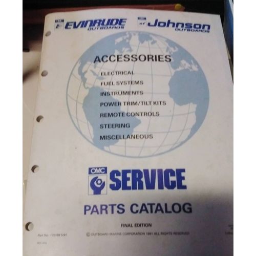 Manuel D Atelier Evinrude Johnson 1991 Accesoire