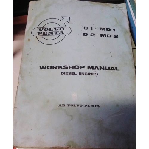 Manuel D Atelier Volvo Penta D1 Md1 D2 Md2