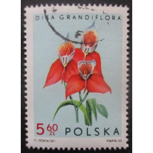Pologne N°1470 Orchidées Oblitéré