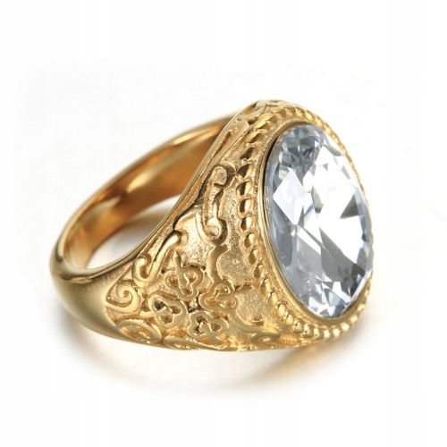 Bague Homme Vintage Cristal
