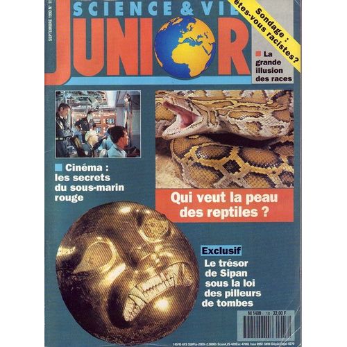 Sciences Et Vie Junior N° 18 : Qui Veut La Peau Des Reptiles ?