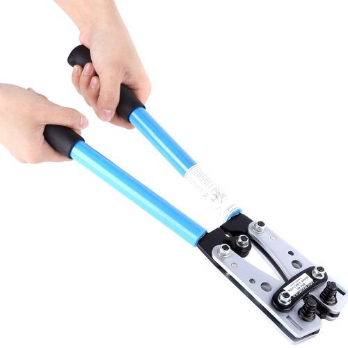 Pince à Sertir Professionnelle 6-50mm, Outil De Sertissage Hexagonal, Cosse De CâBle De Batterie