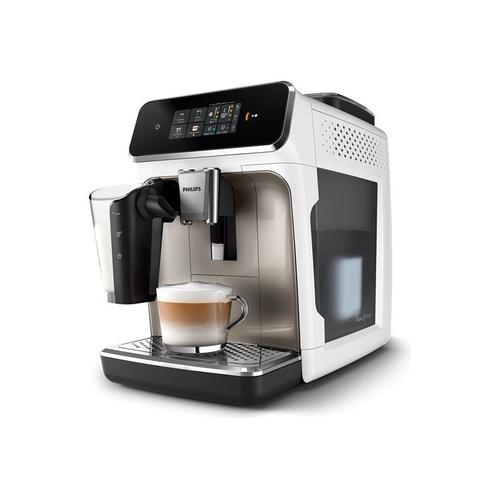 Philips Series 2300 EP2333 - Machine à café automatique avec buse vapeur "Cappuccino" - 15 bar - blanc/chrome