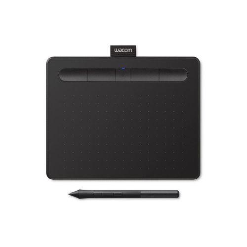 Wacom Intuos Small - Numériseur - 15.2 x 9.5 cm - électromagnétique - 4 boutons - sans fil, filaire - USB, Bluetooth - noir