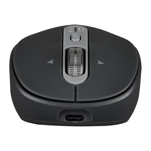 V7 MW600BT - Souris - optique - 7 boutons - sans fil - Bluetooth, 2.4 GHz - récepteur sans fil USB