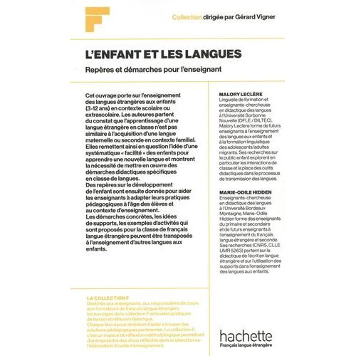 L'enfant Et Les Langues - Repères Et Démarches Pour L'enseignant