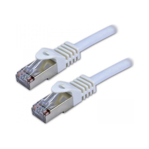 MCL - Cordon de raccordement - RJ-45 (M) pour RJ-45 (M) - 5 m - 6.2 mm - SFTP - CAT 7 - sans halogène, sans crochet - blanc