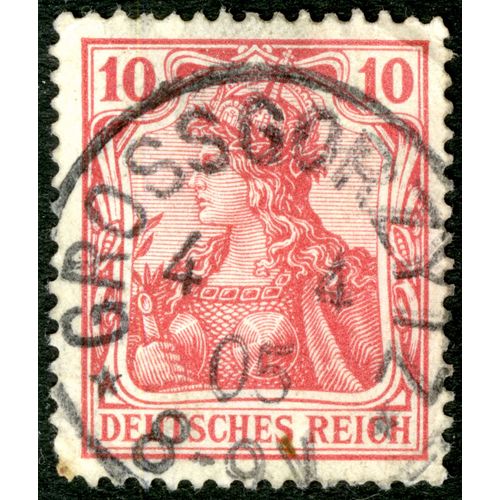 Timbre Oblitéré Deutsches Reich , 10