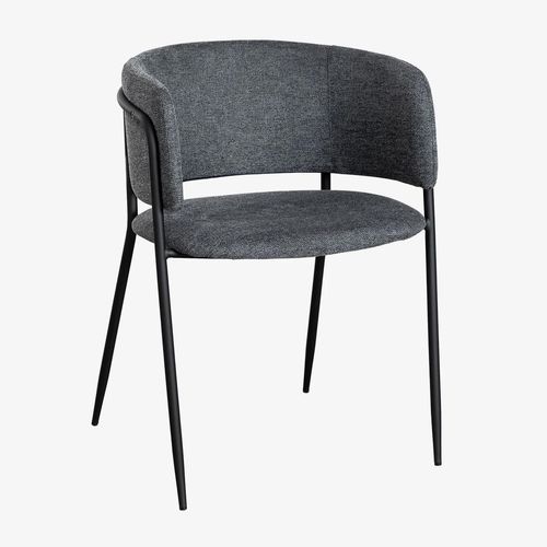 Pack De 2 Chaises De Salle À Manger Rembourrées Nalon Noir