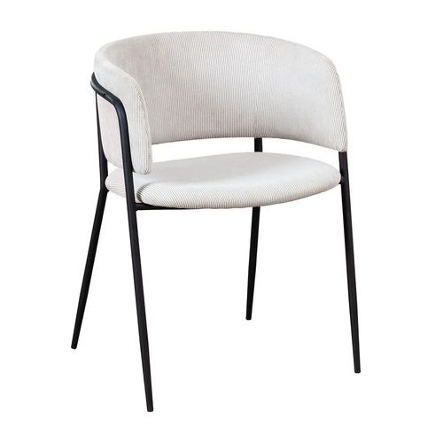 Pack De 2 Chaises De Salle À Manger Rembourrées Nalon Noir