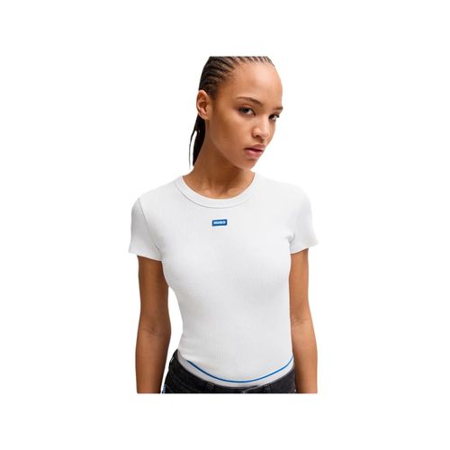 T Shirt Boss Easy B Femme Blanc