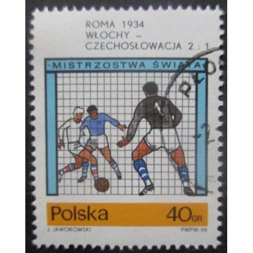 Pologne N°1523 Coupe Du Monde De Football Angleterre 1966 Oblitéré