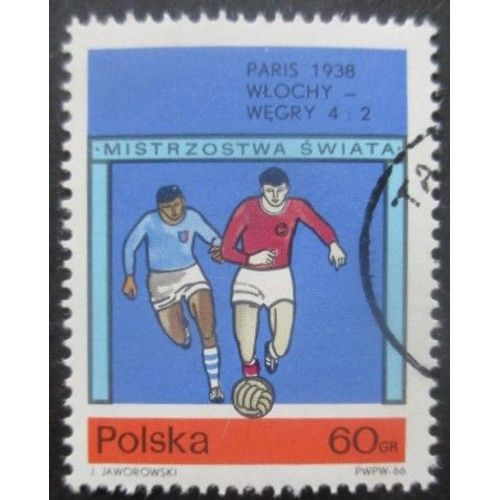 Pologne N°1524 Coupe Du Monde De Football Angleterre 1966 Oblitéré