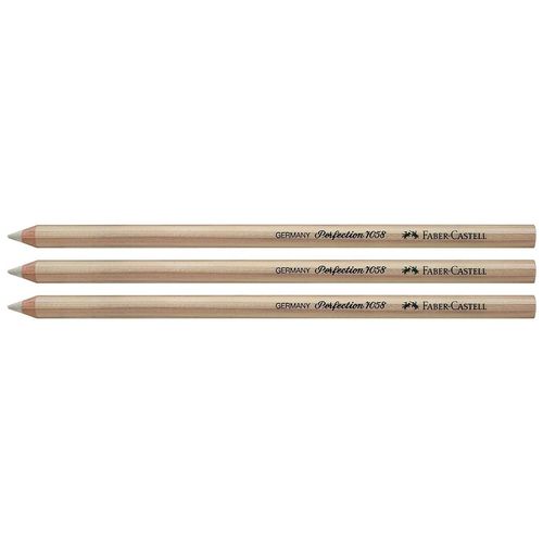 Faber-Castell Lot De 3 Crayons Gomme Perfection 7058 Dor¿