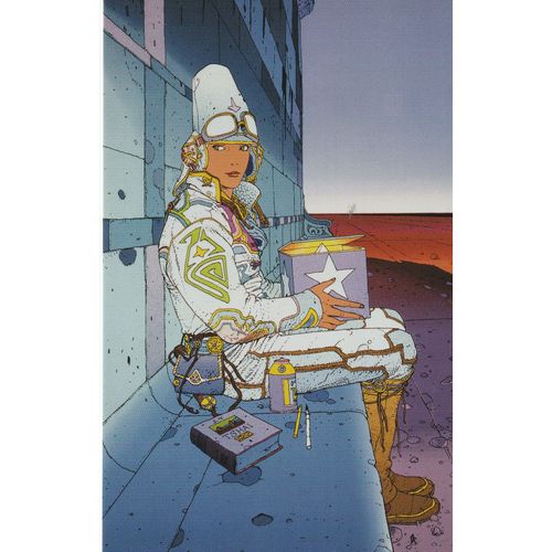 Carte Postale Moebius 2022 (Sur L'étoile Arzach Métal Hurlant Arzak