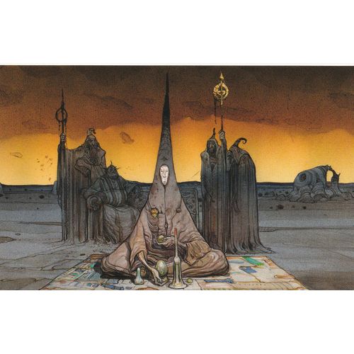 Carte Postale Moebius 2022 (Sur L'étoile Arzach Métal Hurlant Arzak