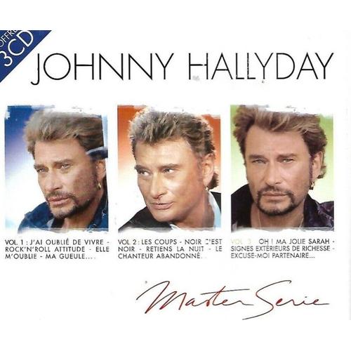 Coffret 3 Cd 48 Titres Johnny Hallyday Master Série