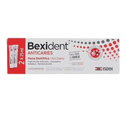 Bexident Smile&go Pâte Anti-Cavies 2x25ml 
