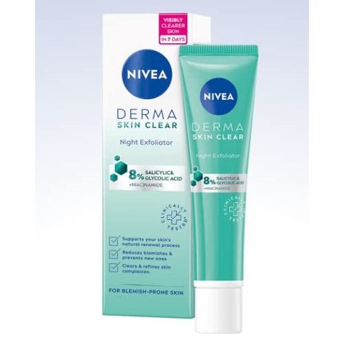 Nivea Derma Skin Clear Exfoliant Nuit - 40 Ml 