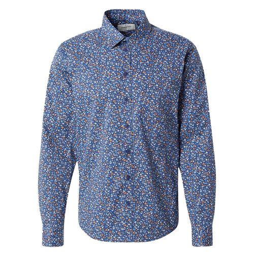 Chemise Manches Longues Blend Shirt Bleu Marine