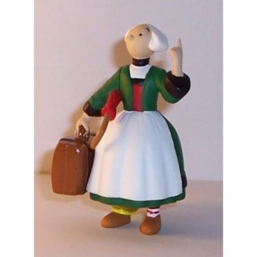 Bécassine Avec Valise Et Parapluie