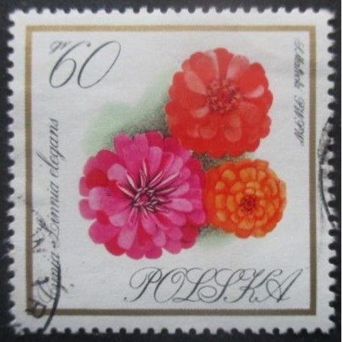 Pologne N°1550 Fleurs Oblitéré