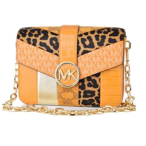 Sac-à-main Femme Michael Kors 35F2GNML2Y-HNY-CMB-MULTI Jaune 22 x 18 x 5 cm