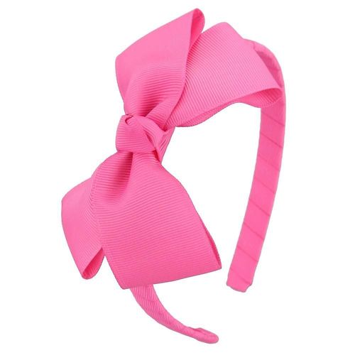 Mignon Bandeau D¿Arc Rose Chaud Pour Les Filles En Bas Âge.