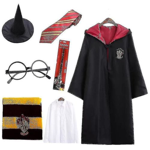 7pcs / Set Pour Magic Wizard Fancy Dress Cape Cloak