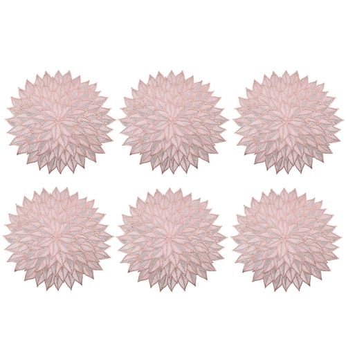 Sets De Table 6, Fleurs Creuses Rondes Sets De Table Pour Table À Manger Pressée