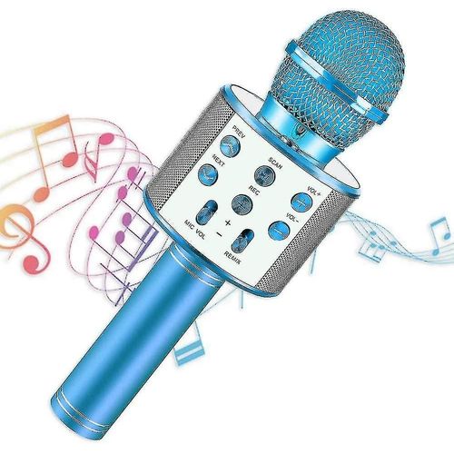 Jouets Musicaux Pour Garçons De 4 À 12 Ans Cadeaux, Enfants Bluetooth Karaoké Microphone Chantant