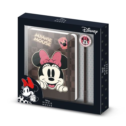 Journal + Stylo Fashion - Disney Minnie Mouse Journey - Brun - Taille Unique